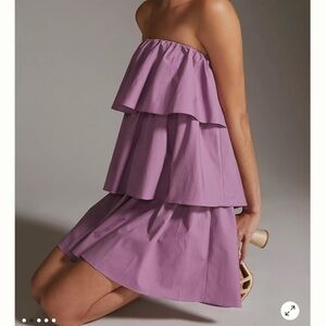 Anthropologie NEW Corey Lynn Calter Balbina Strapless Mini Dress